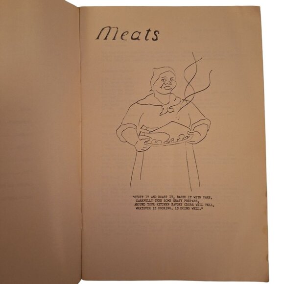 1962 Crievewood Methodist Church Nashville Cook Book Blue Couldron Pot Womens - Picture 4 of 8